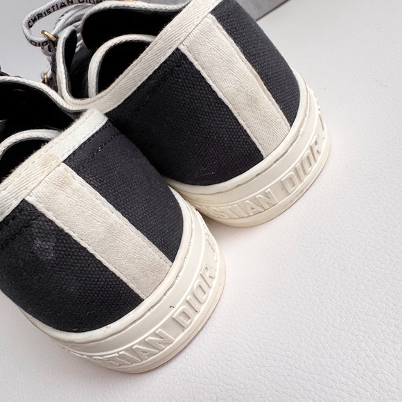 SOLD❌Christian dior walk N dior logo laces sneakers black tennis shoes 37.5 - Picture 6 of 15
